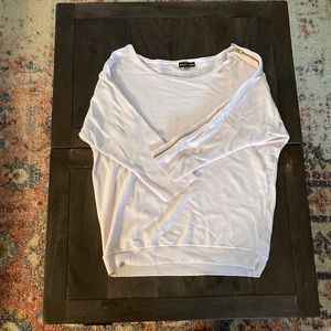 Pale Pink Express Sweater - Zipper Down One Arm